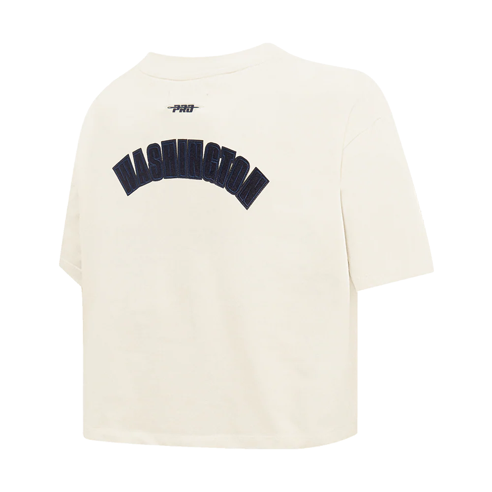 MLB WASHINGTON NATIONALS TRIPLE TONAL SINGLE JERSEY BOXY WOMEN'S TEE