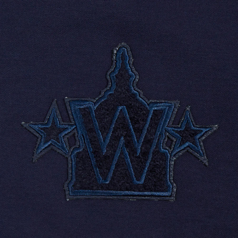 MLB WASHINGTON NATIONALS TRIPLE TONAL WOMEN'S DOUBLE KNIT FULL ZIP HOODIE