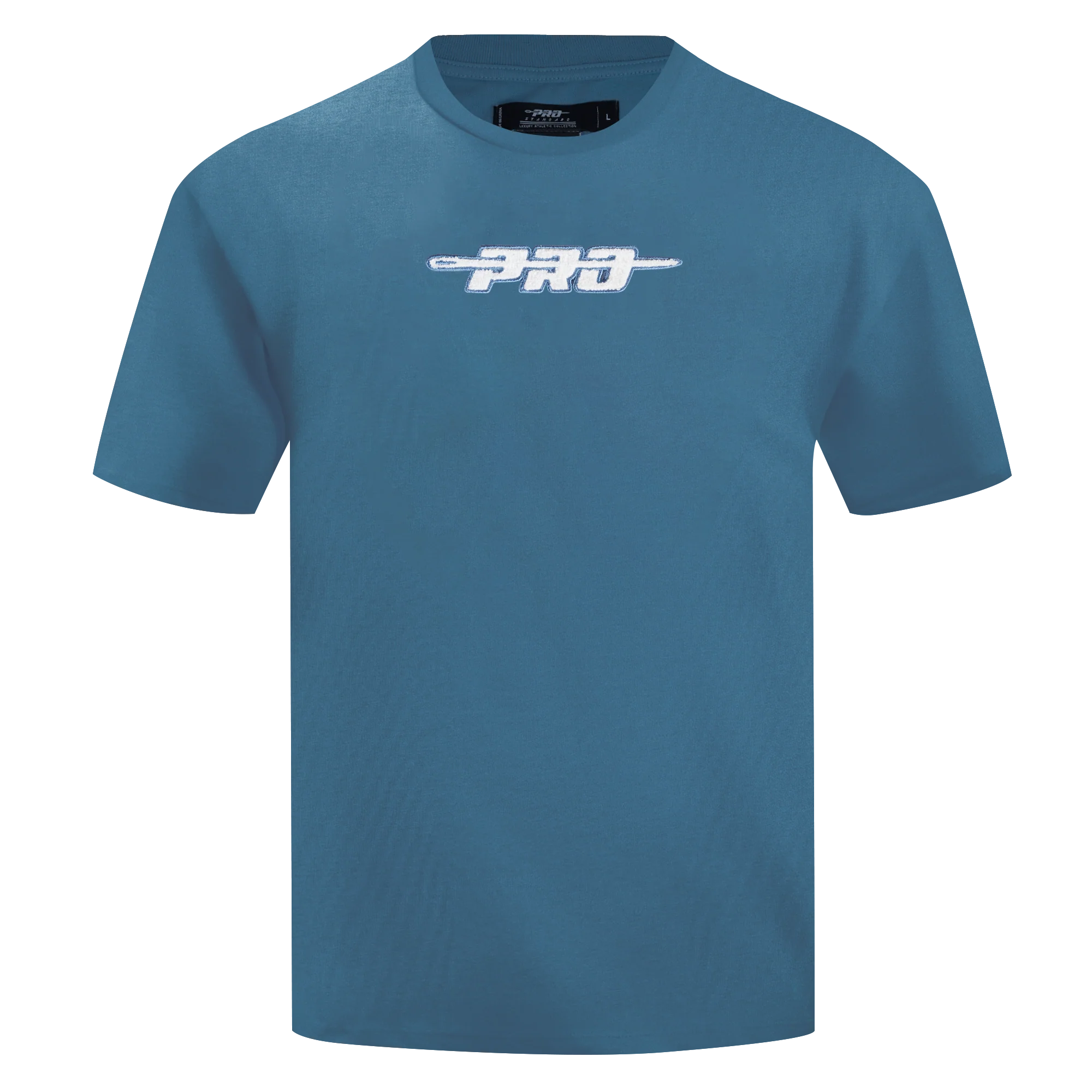 PRO STANDARD CLASSIC CHENILLE WHT LOGO MEN'S CJ DROP SHOULDER TEE