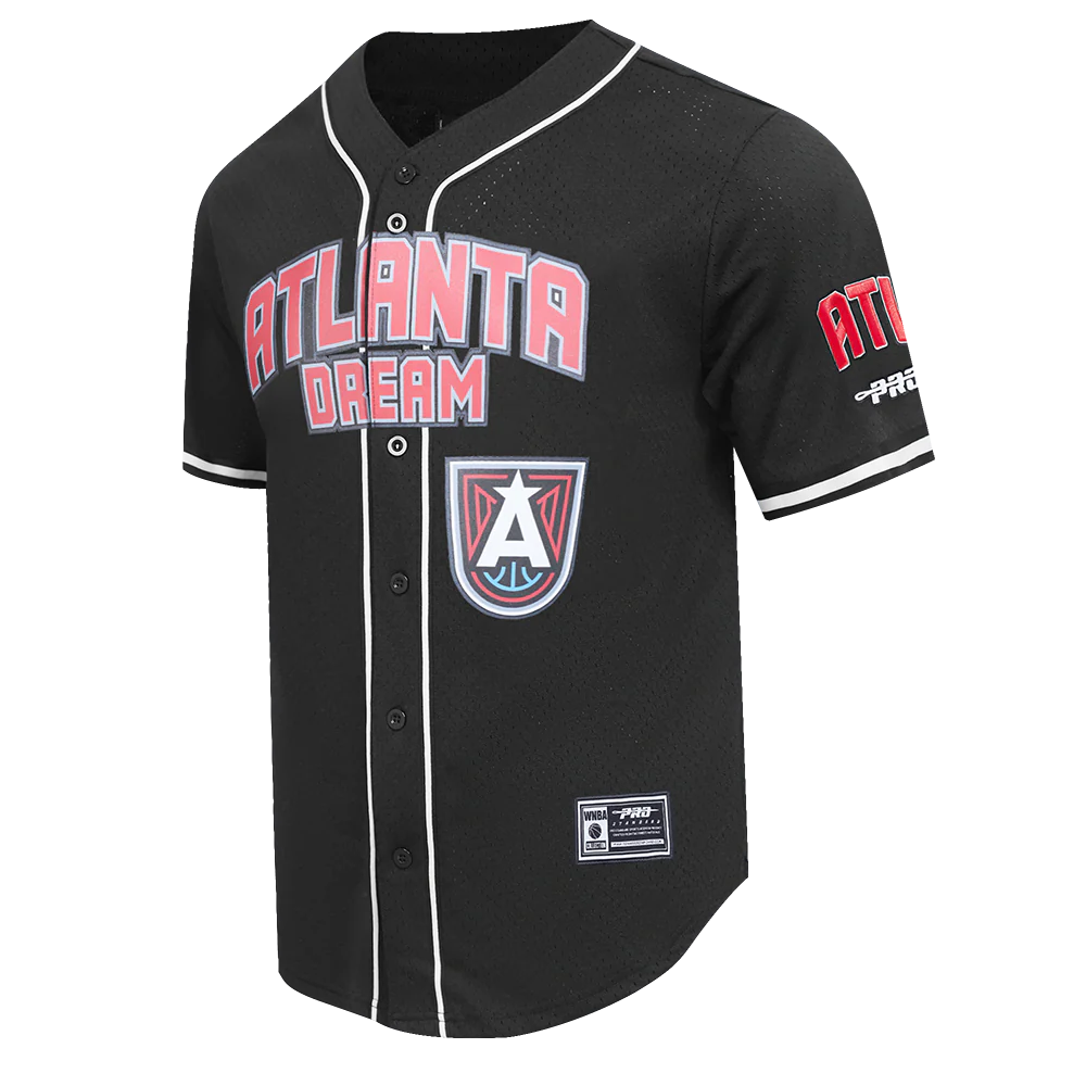 WNBA ATLANTA DREAM MESH MEN'S BUTTON DOWN SHIRT