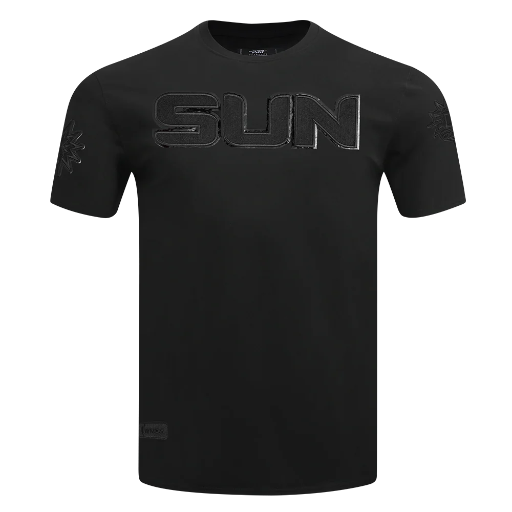 WNBA CONNECTICUT SUN TRIPLE BLACK MEN'S SINGLE JERSEY TEE