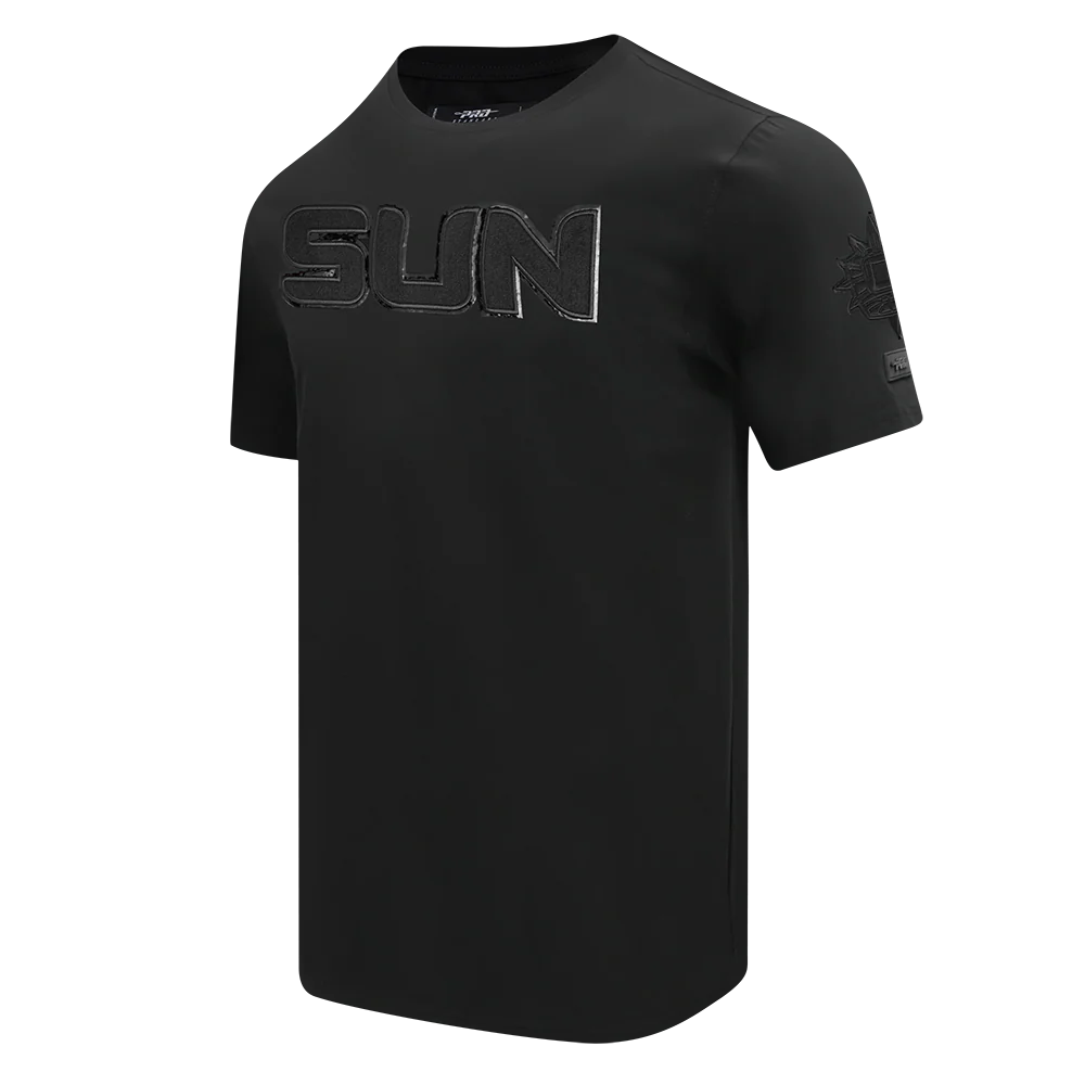 WNBA CONNECTICUT SUN TRIPLE BLACK MEN'S SINGLE JERSEY TEE