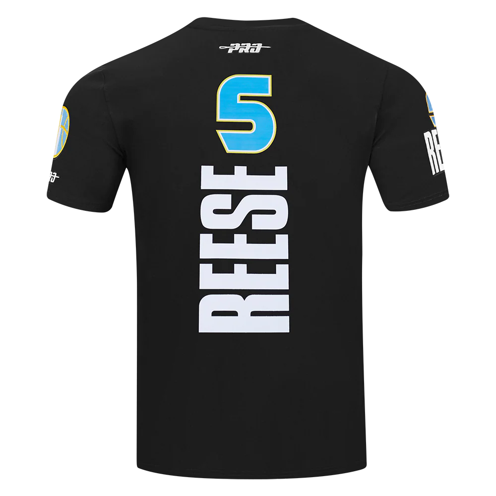 WNBA CHICAGO SKY ANGEL REESE #5 CLASSIC PLAYER NAME AND NUMBER MEN'S SINGLE JERSEY TEE