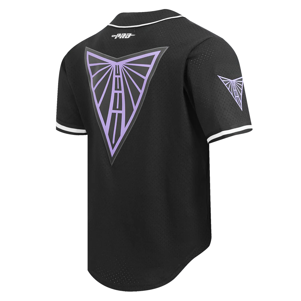 WNBA GOLDEN STATE VALKYRIES MESH MEN'S MESH BUTTON DOWN SHIRT