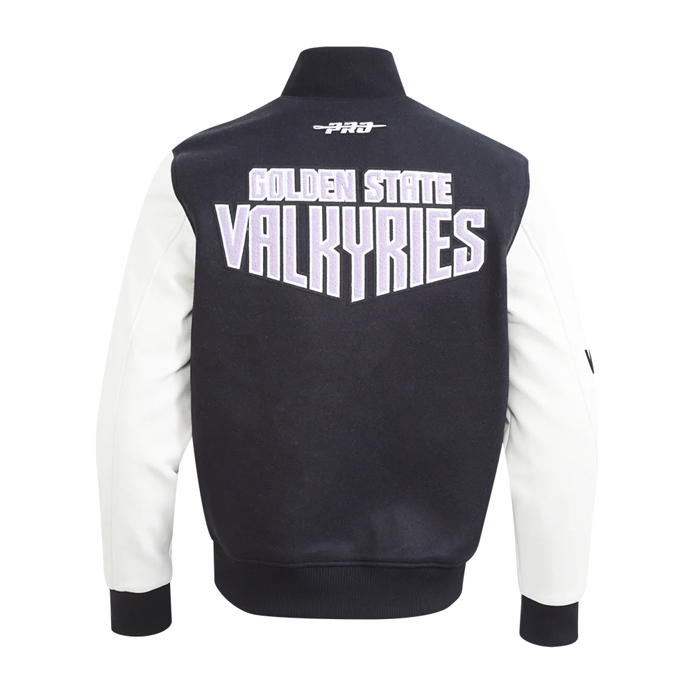 WNBA GOLDEN STATE VALKYRIES CLASSIC CHENILLE MEN'S WOOL VARSITY JACKET