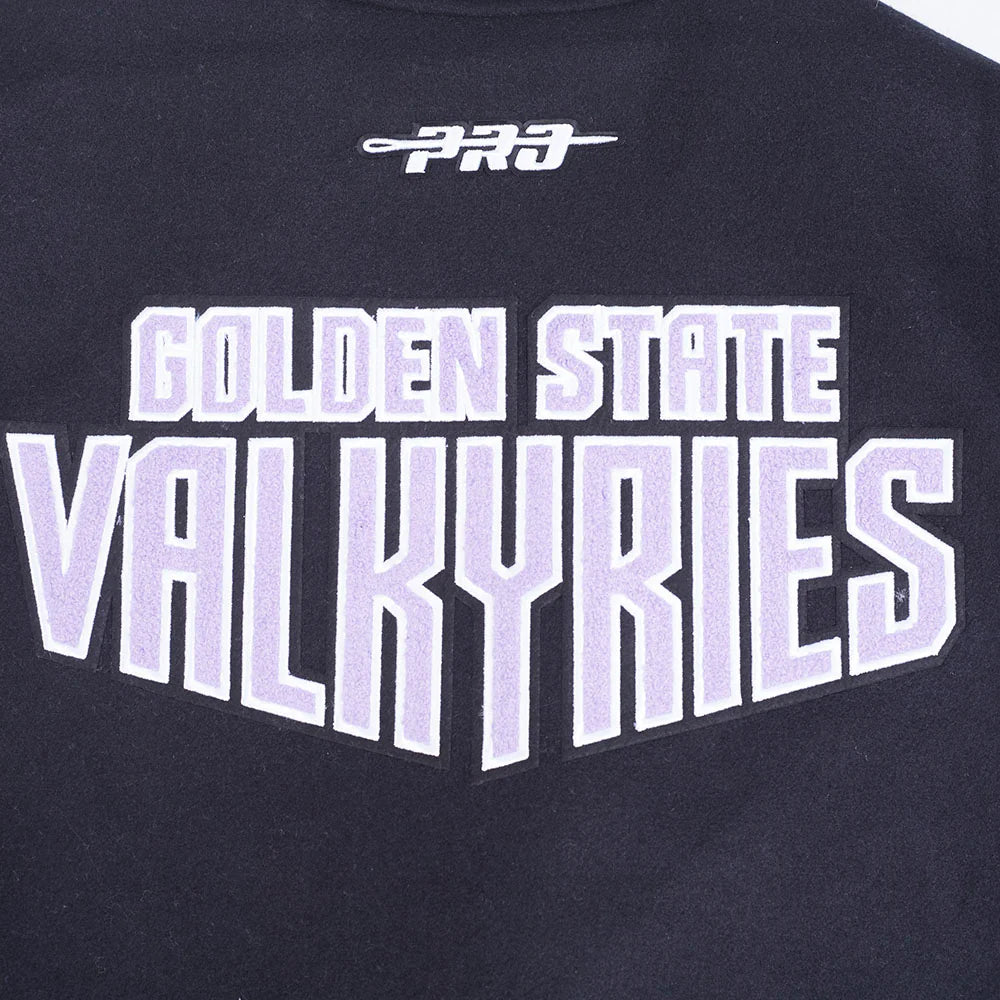 WNBA GOLDEN STATE VALKYRIES CLASSIC CHENILLE MEN'S WOOL VARSITY JACKET