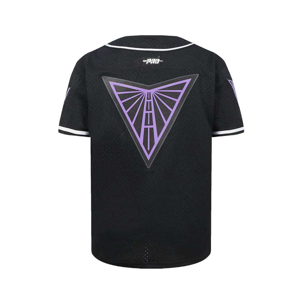 WNBA GOLDEN STATE VALKYRIES CLASSICL BIG BOY'S MESH BUTTON DOWN SHIRT