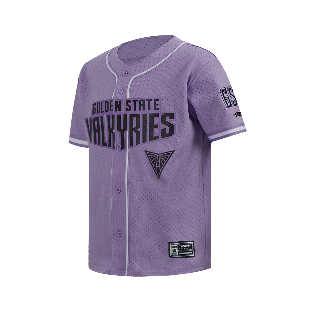 WNBA GOLDEN STATE VALKYRIES CLASSICL BIG BOY'S MESH BUTTON DOWN SHIRT