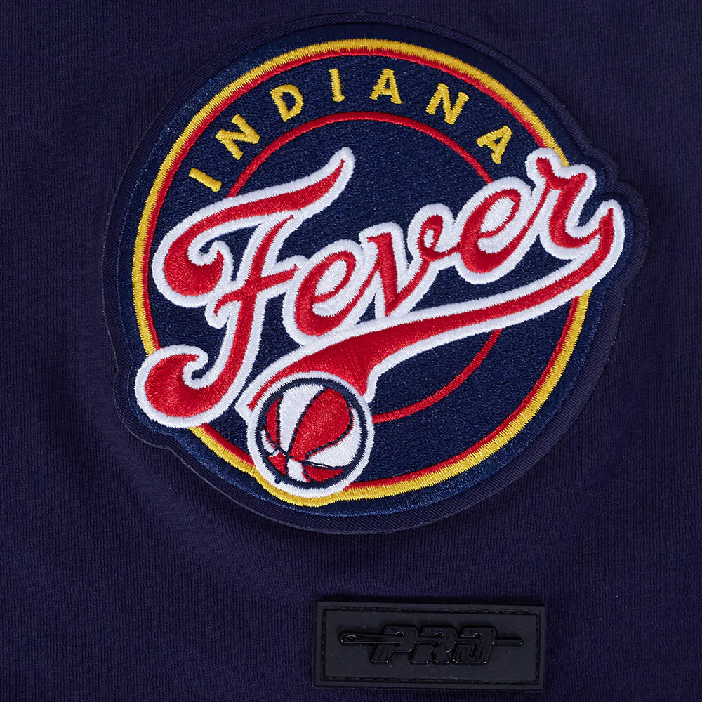WNBA INDIANA FEVER CLASSIC CHENILLE MEN'S DOUBLE KNIT PULLOVER HOODIE