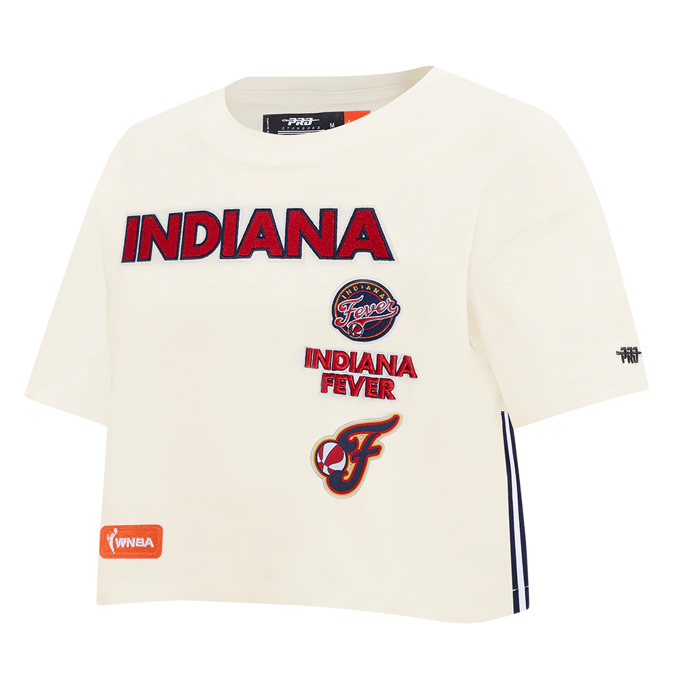 WNBA INDIANA FEVER RETRO CLASSICS WOMEN'S SINGLE JERSEY BOXY TEE