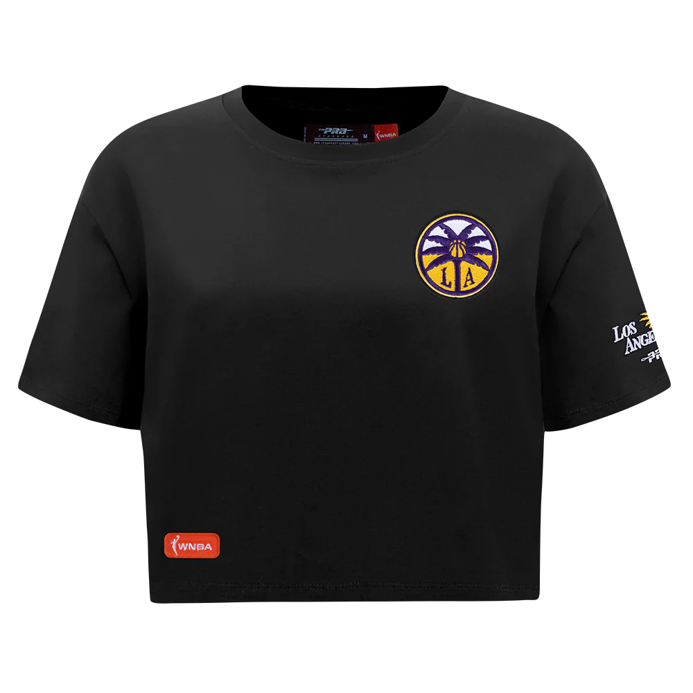 WNBA LOS ANGELES SPARKS CLASSIC ESSENTIALS WOMEN'S SINGLE JERSEY BOXY TEE