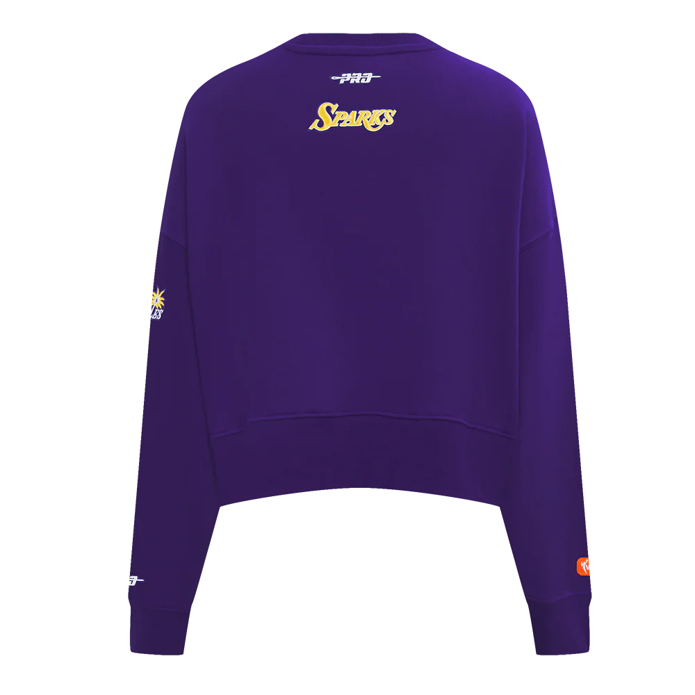WNBA LOS ANGELES SPARKS CLASSIC ESSENTIALS WOMEN'S FLEECE CREWNECK