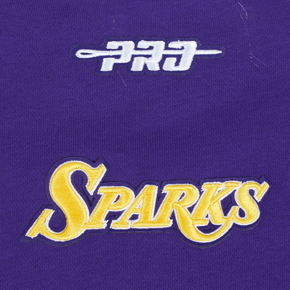 WNBA LOS ANGELES SPARKS CLASSIC ESSENTIALS WOMEN'S FLEECE CREWNECK