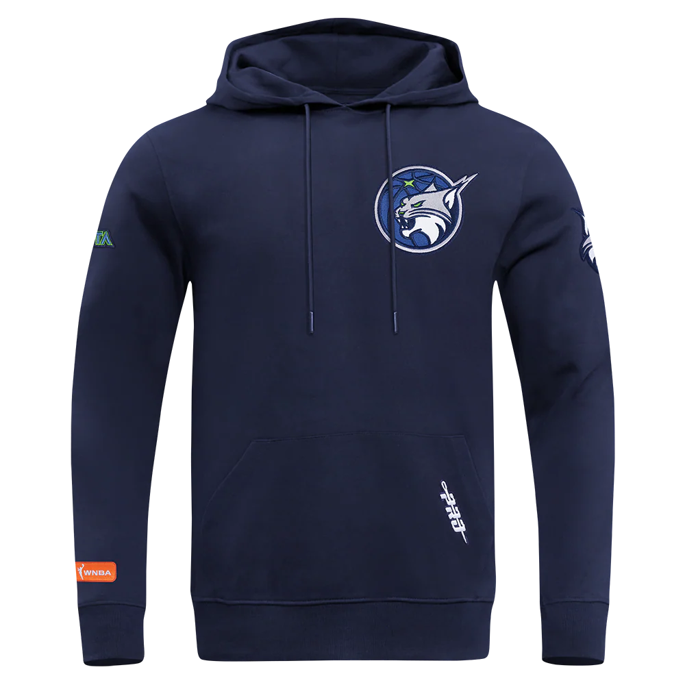 WNBA MINNESOTA LYNX CLASSIC CHENILLE MEN'S DOUBLE KNIT PULLOVER HOODIE