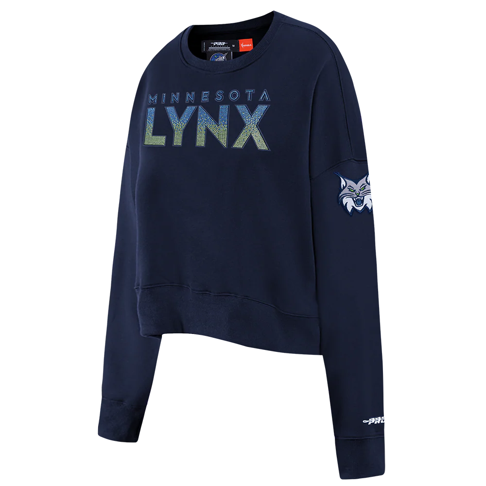 WNBA MINNESOTA LYNX JEWELS WOMEN'S FLEECE CREWNECK