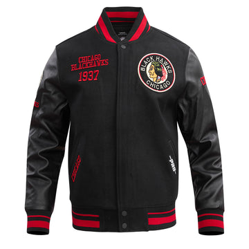 CHICAGO BLACKHAWKS RETRO CLASSIC VARSITY JACKET