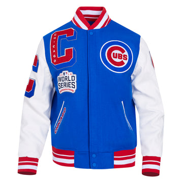 CHICAGO CUBS MASH UP WOOL VARSITY JACKET