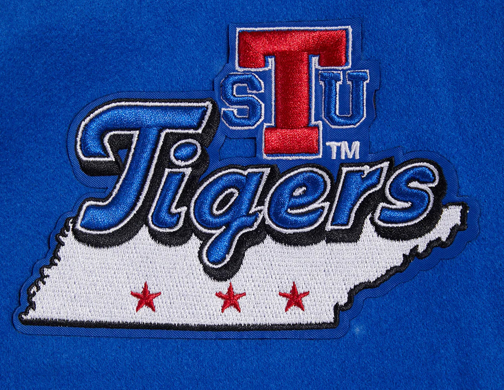 TENNESSEE STATE UNIVERSITY HOMECOMING RIB WOOL VARSITY JACKET