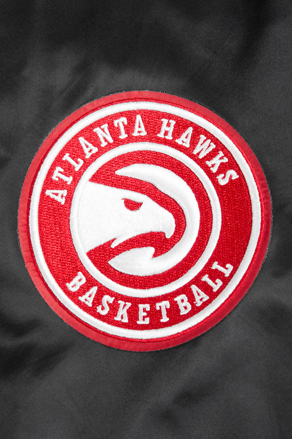 NBA ATLANTA HAWKS RETRO CLASSIC MEN'S RIB SATIN JACKET