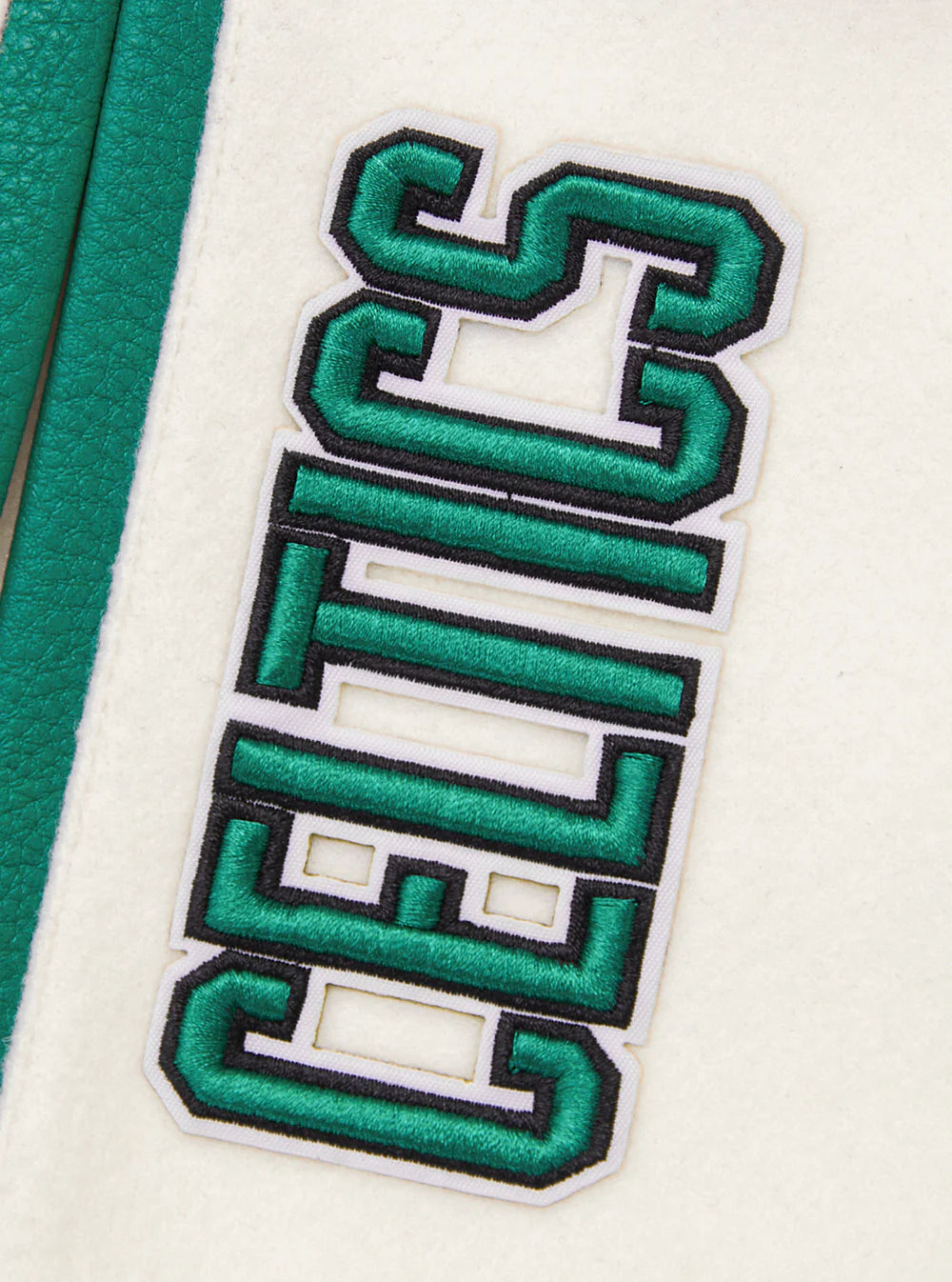 NBA BOSTON CELTICS RETRO CLASSIC WOMEN'S RIB WOOL VARSITY JACKET