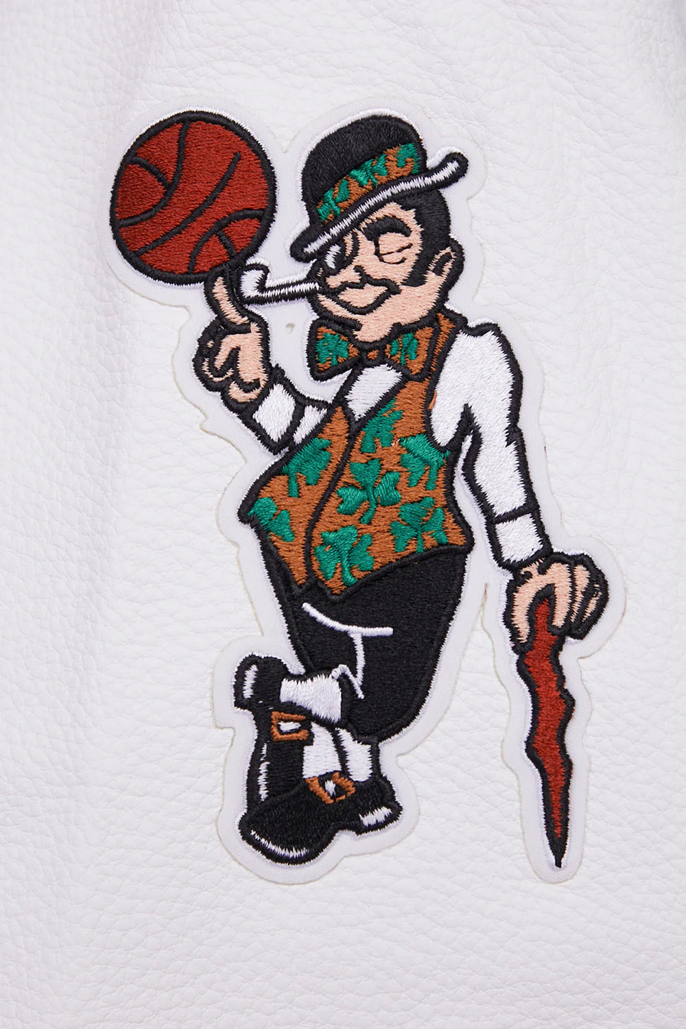 NBA BOSTON CELTICS RETRO CLASSIC WOMEN'S RIB WOOL VARSITY JACKET