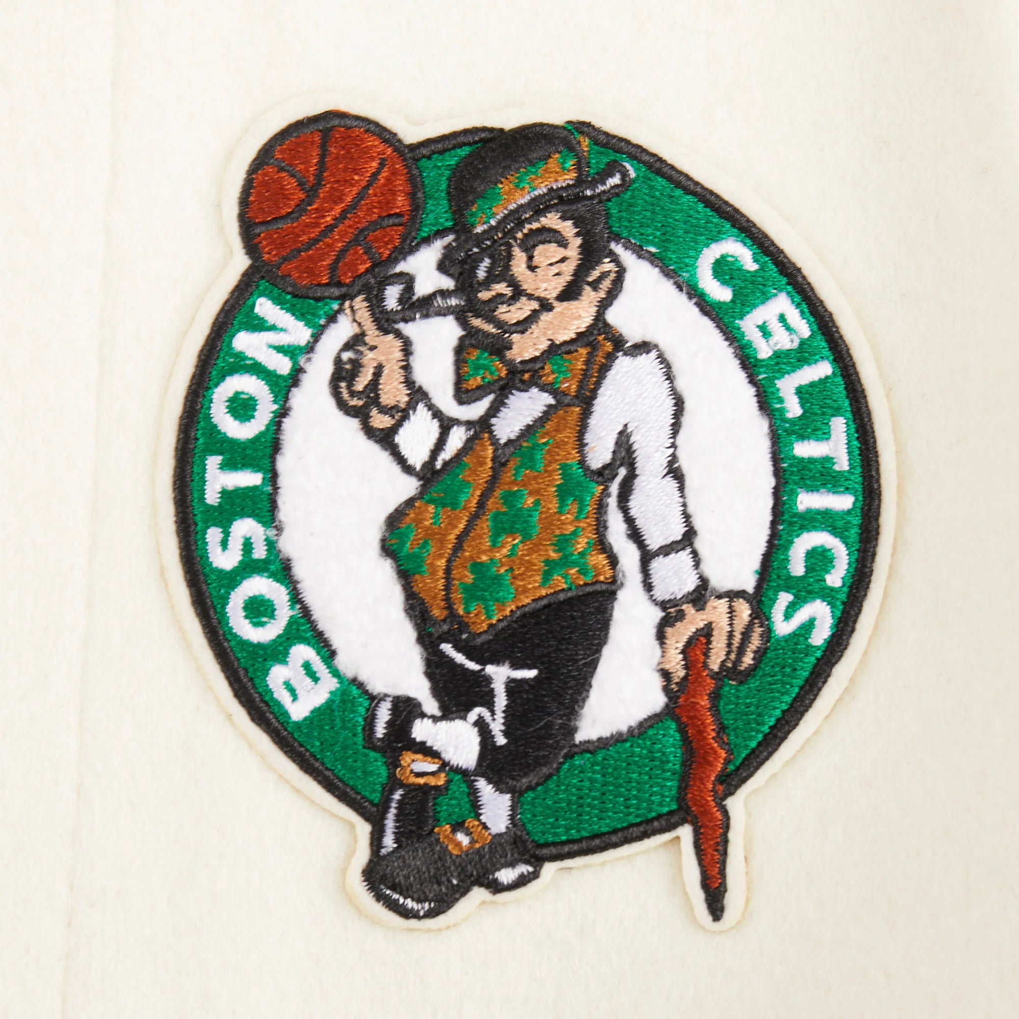 NBA BOSTON CELTICS RETRO CLASSIC TODDLER BOYS RIB WOOL VARSITY JACKET