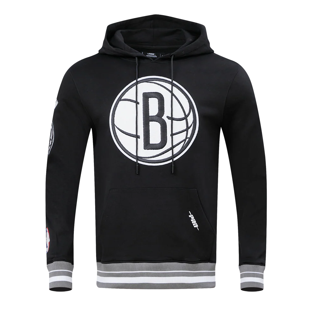 NBA BROOKLYN NETS RETRO CLASSIC MEN'S PULLOVER HOODIE