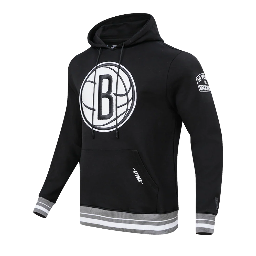 NBA BROOKLYN NETS RETRO CLASSIC MEN'S PULLOVER HOODIE