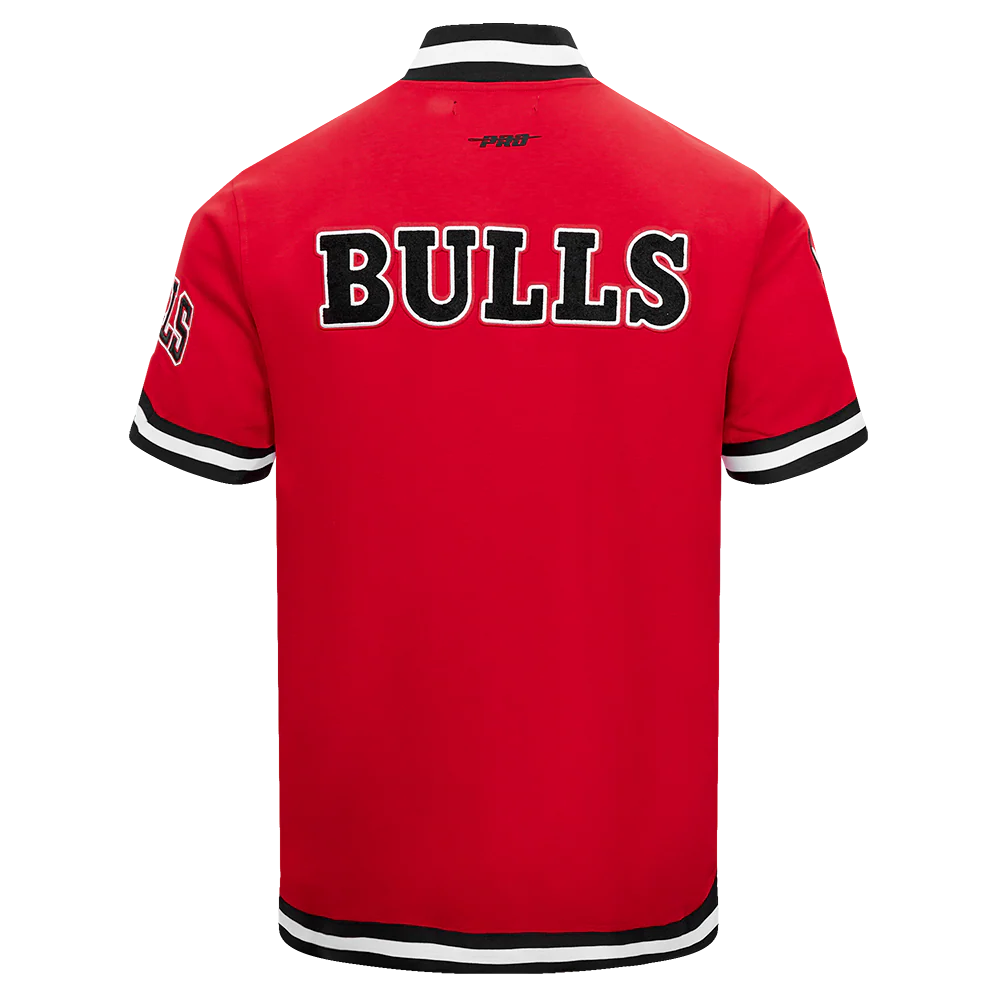 NBA CHICAGO BULLS CLASSIC MEN'S PRO SS DOUBLE KNIT JACKET