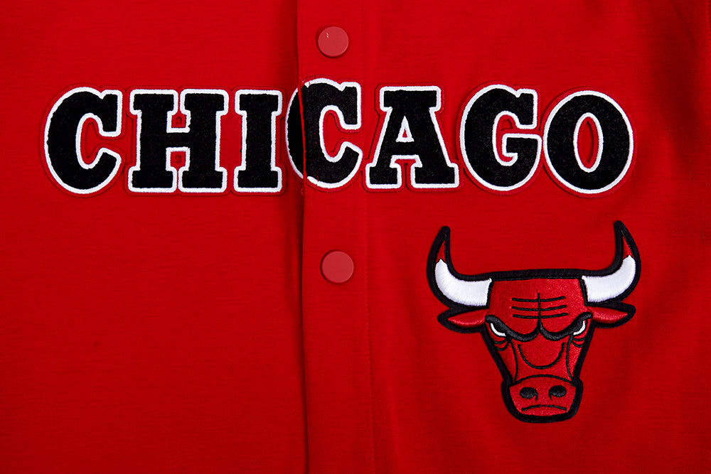NBA CHICAGO BULLS CLASSIC MEN'S PRO SS DOUBLE KNIT JACKET
