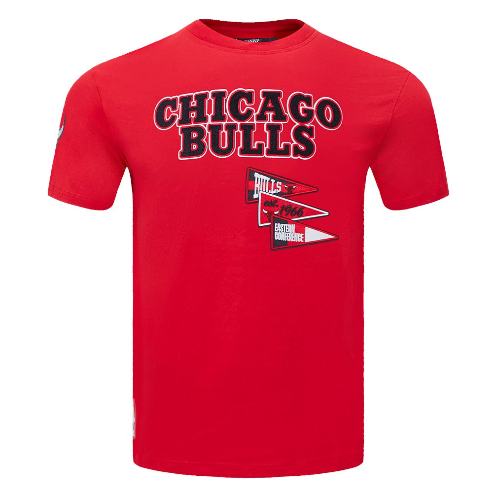 CHICAGO BULLS TEAM PENNANTS M WORDMARK SJ TEE