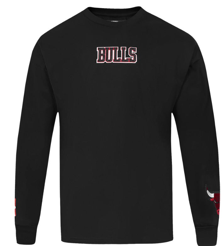 CHICAGO BULLS WINGSPAN M DROP SHOULDER LS TEE