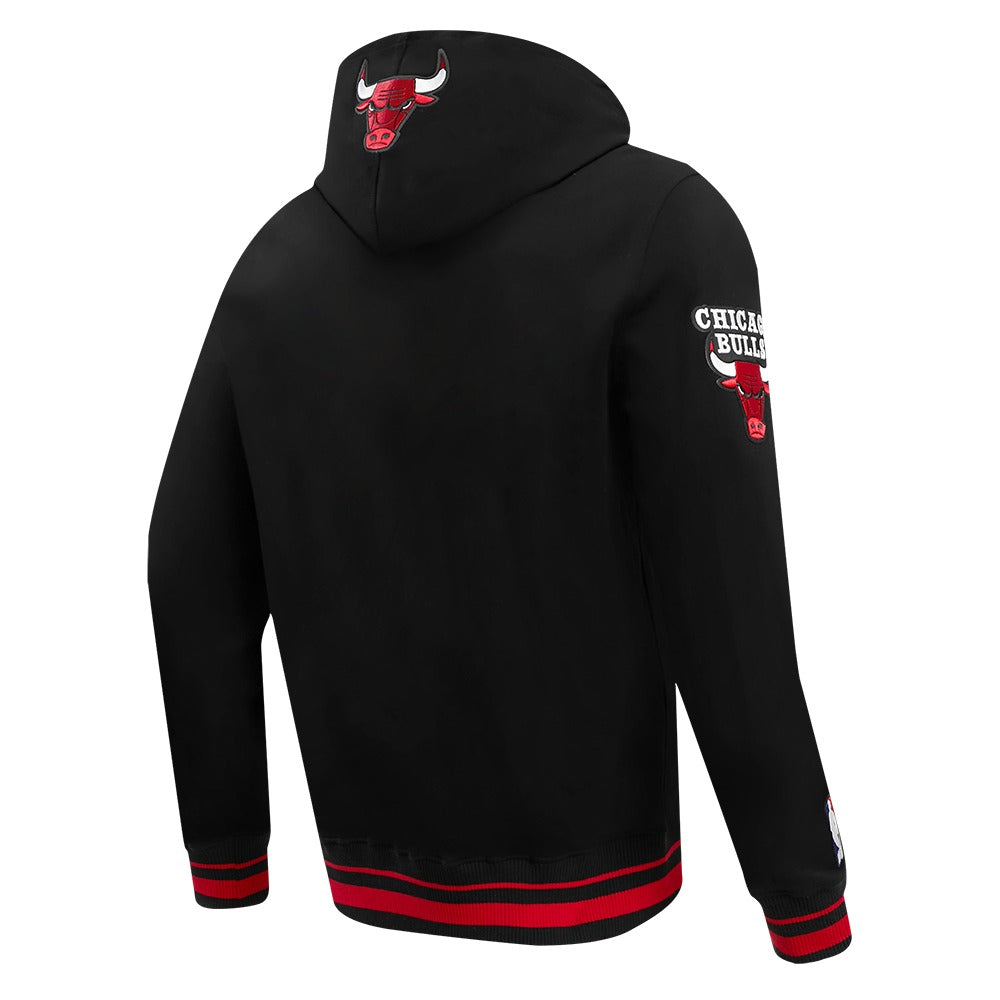 CHICAGO BULLS SCRIPT TAIL RIB FLC PO HOODIE