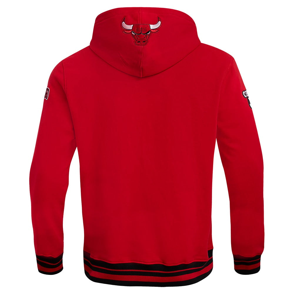 CHICAGO BULLS SCRIPT TAIL RIB FLC PO HOODIE