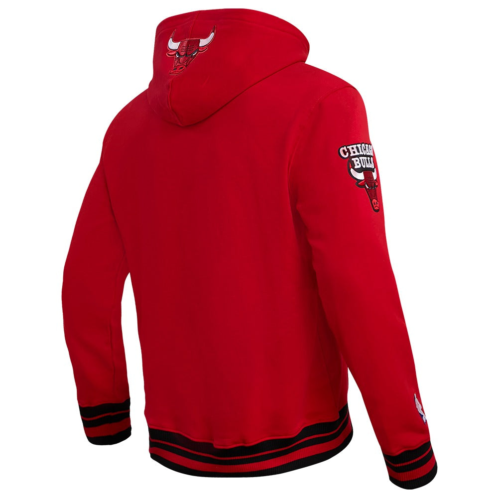 CHICAGO BULLS SCRIPT TAIL RIB FLC PO HOODIE