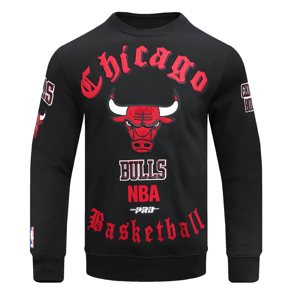 CHICAGO BULLS OLD ENGLISH FLC CREWNECK