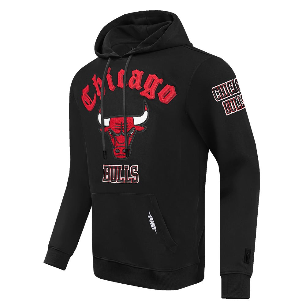 CHICAGO BULLS OLD ENGLISH FLC PO HOODIE