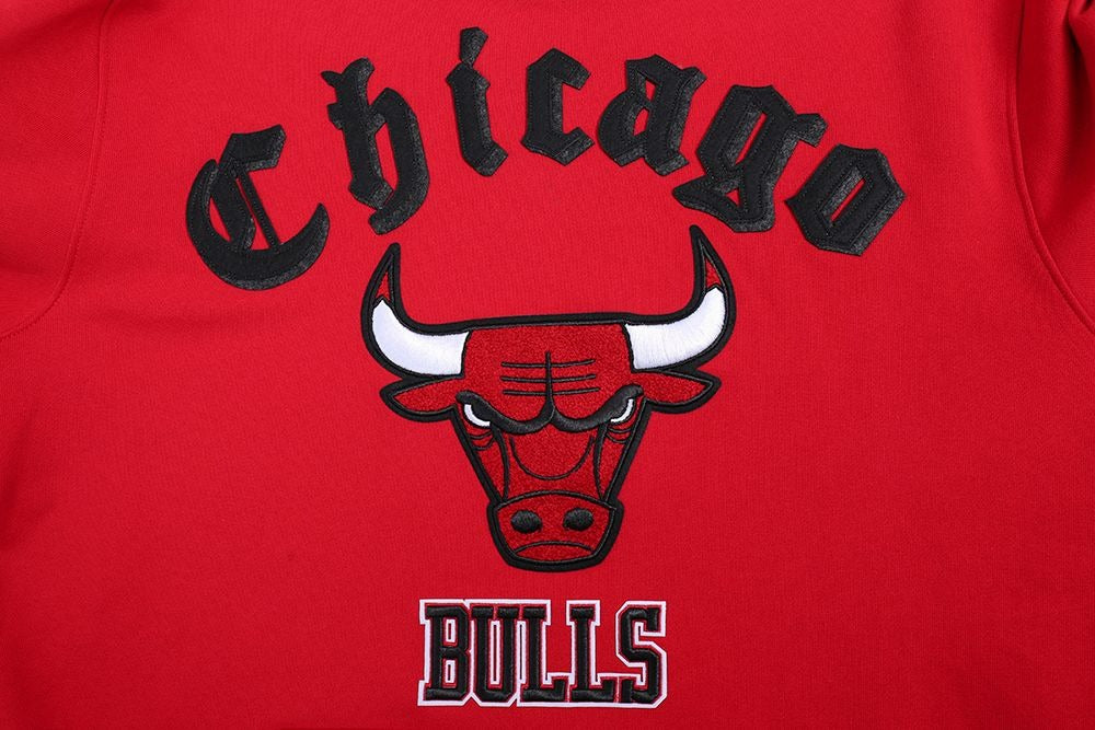 CHICAGO BULLS OLD ENGLISH FLC PO HOODIE