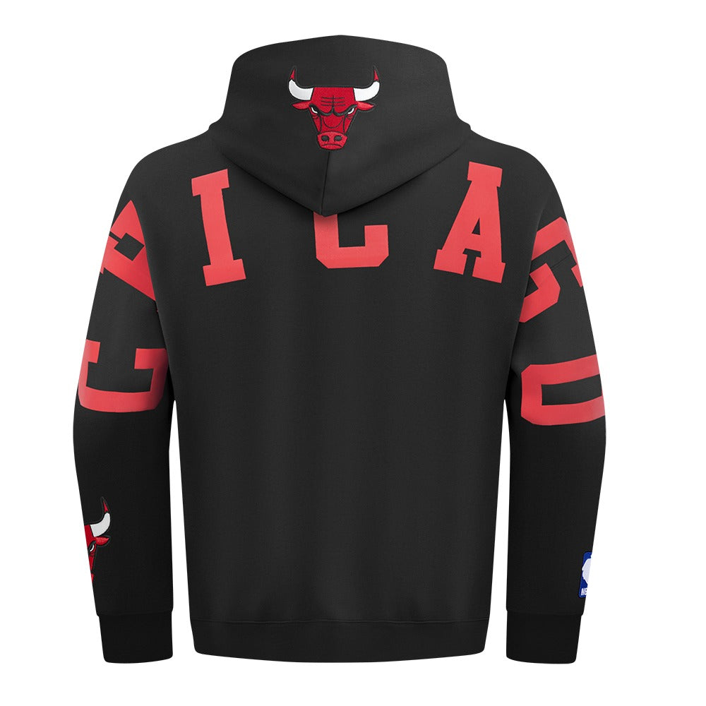 CHICAGO BULLS WINGSPAN M DROP SHOULDER FLC PO HOODIE