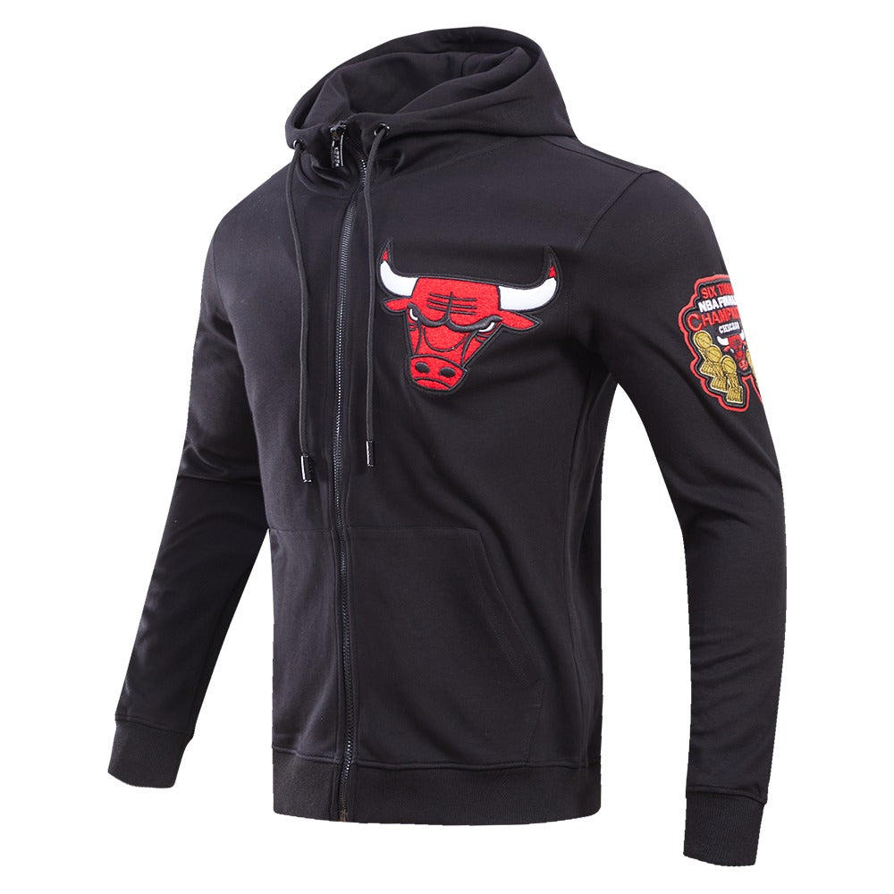 CHICAGO BULLS CLASSIC CHENILLE DK FZ PO HOODIE