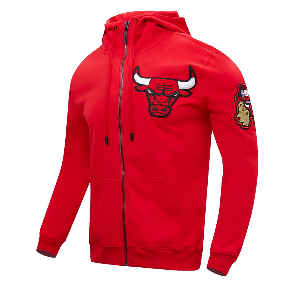 CHICAGO BULLS CLASSIC CHENILLE DK FZ PO HOODIE