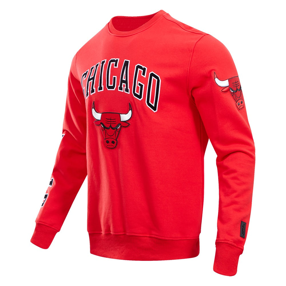 CHICAGO BULLS CLASSIC BRISTLE FLC CREWNECK