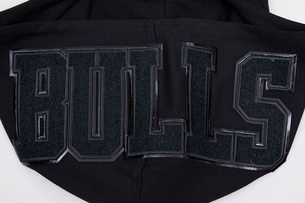 CHICAGO BULLS TRIPLE BLACK DK FZ HOODIE