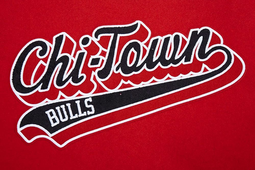 CHICAGO BULLS SCRIPT TAIL RIB WOOL VARSITY