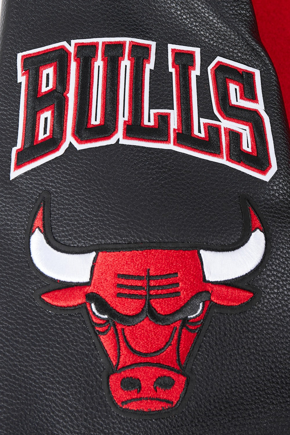 CHICAGO BULLS OLD ENGLISH RIB WOOL VARSITY JACKET