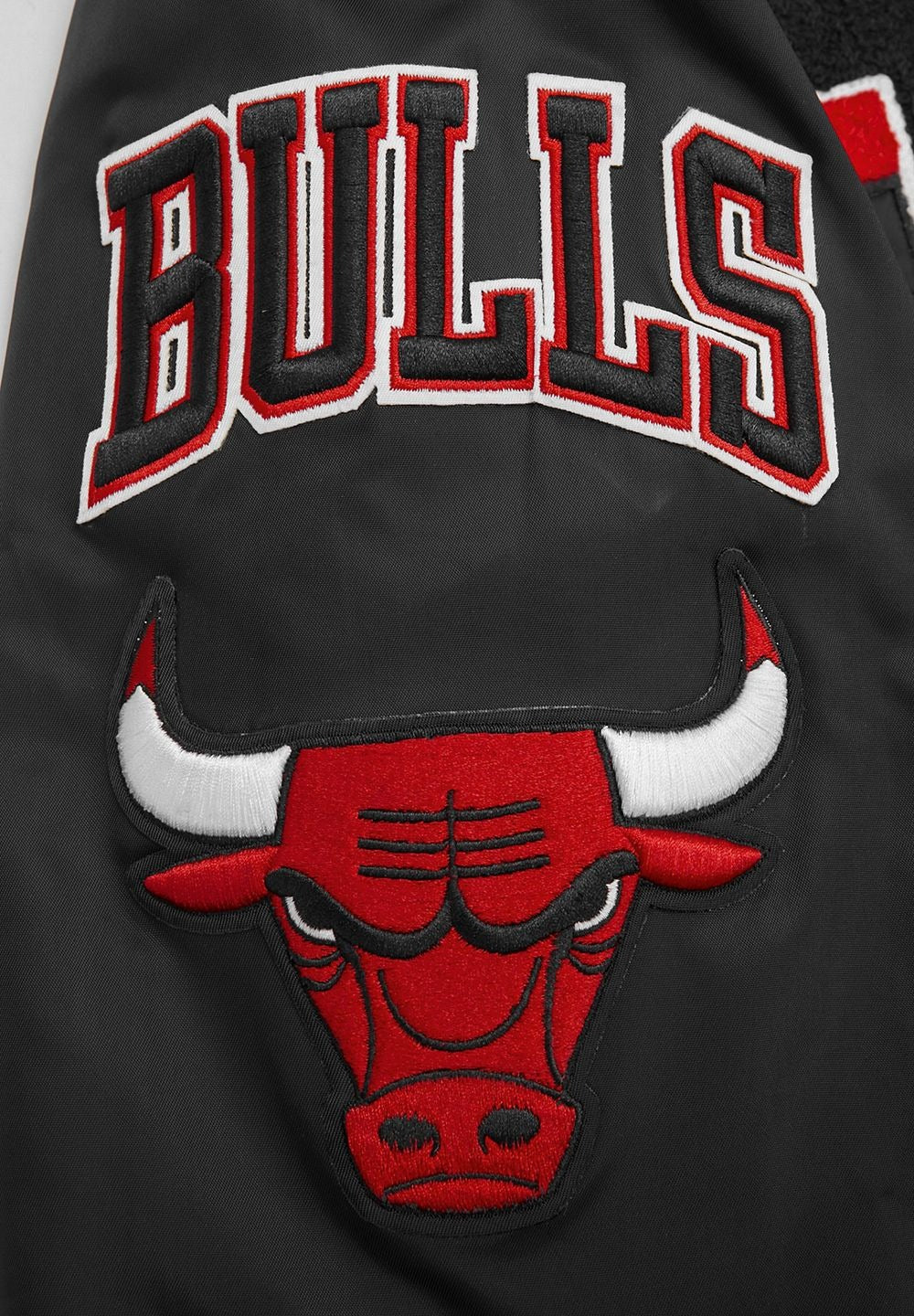 CHICAGO BULLS MASH UP RIB SATIN JACKET