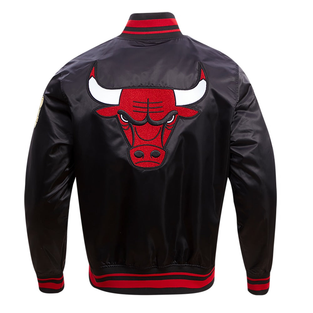 CHICAGO BULLS RETRO CLASSIC RIB SATIN JACKET