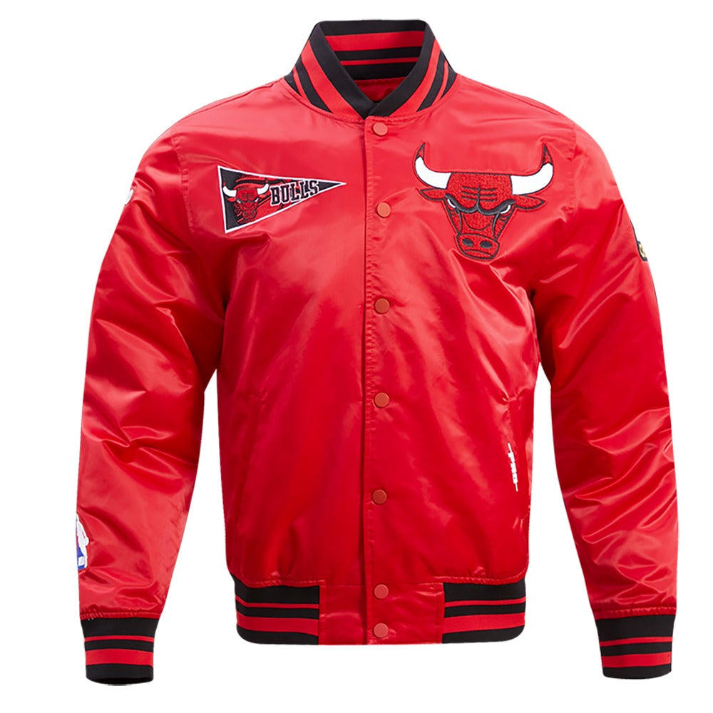 CHICAGO BULLS RETRO CLASSIC RIB SATIN JACKET