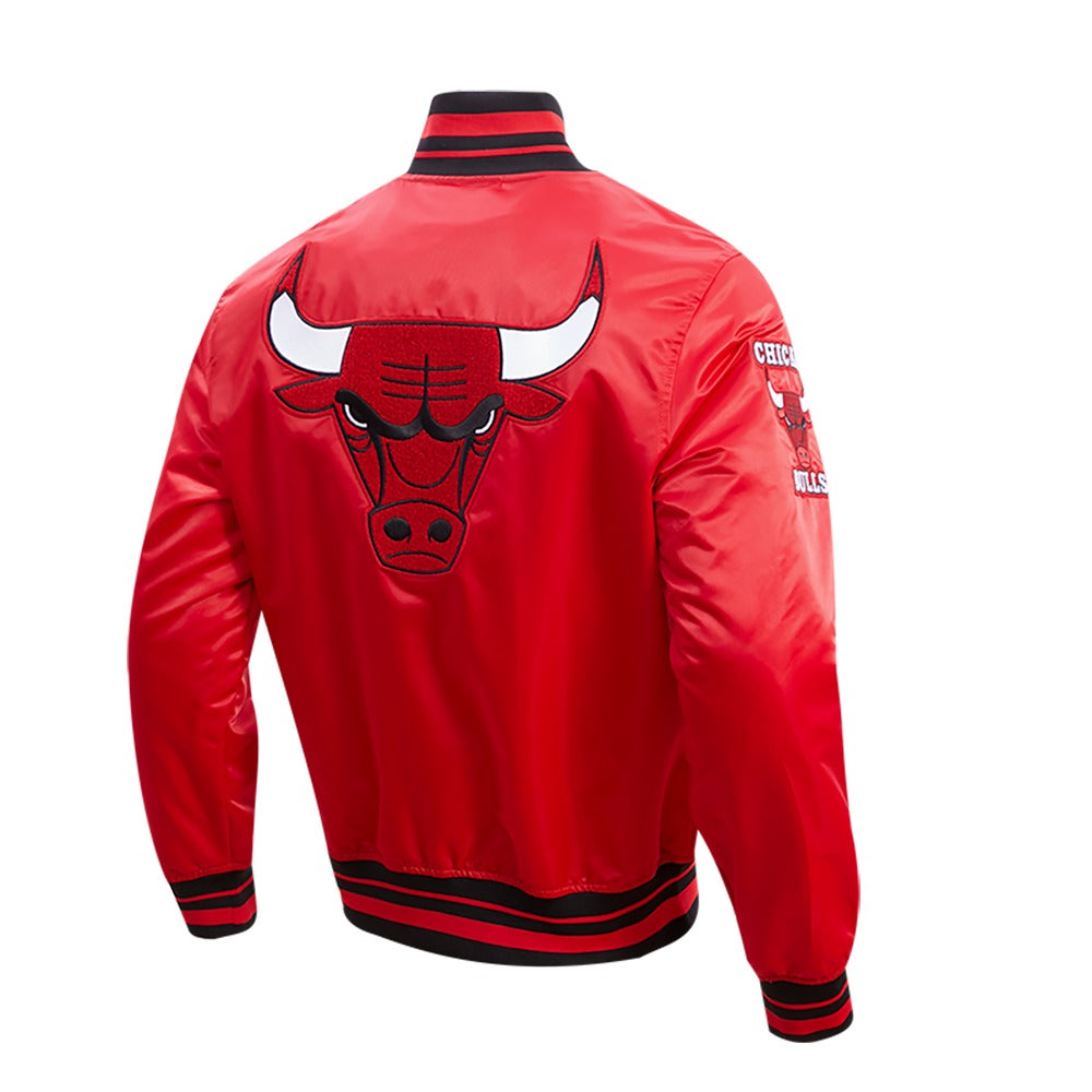 CHICAGO BULLS RETRO CLASSIC RIB SATIN JACKET