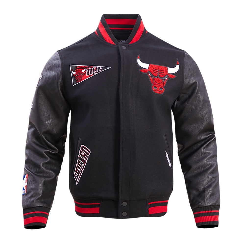 CHICAGO BULLS RETRO CLASSIC RIB WOOL VARSITY JACKET